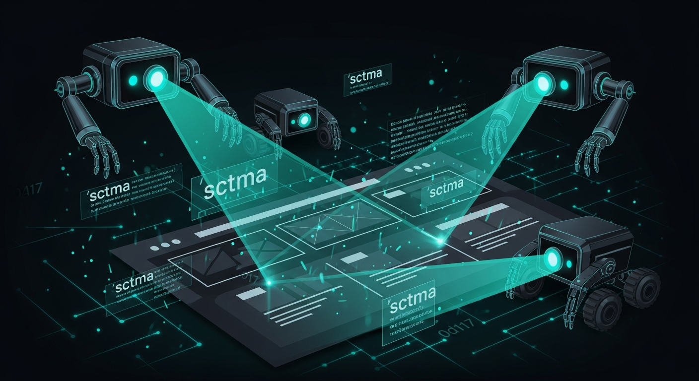 AI systems scanning and analyzing website structured data