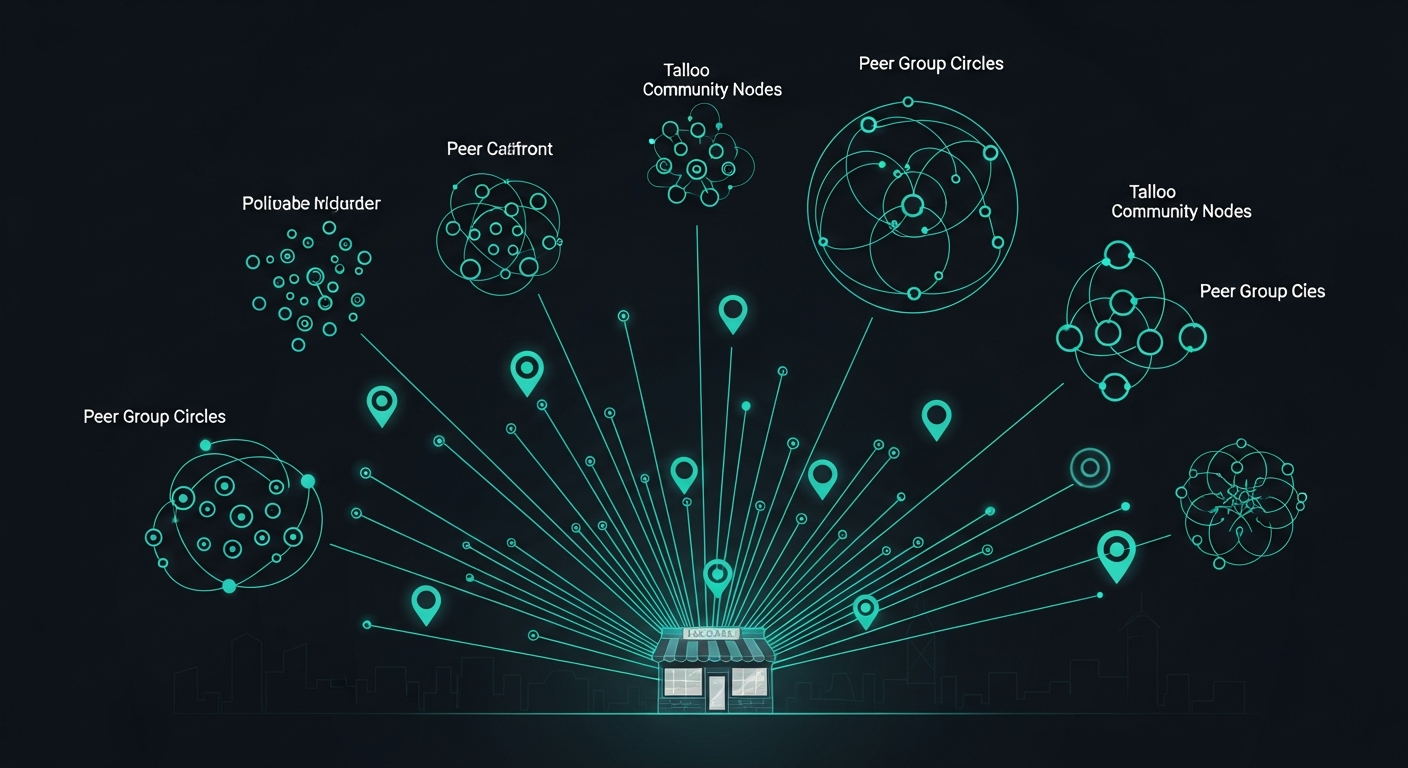 Local business connected to Talloo community network and digital marketing channels